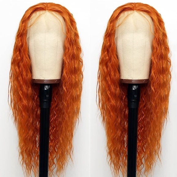 22” COPPER WAVY lace front wig *NEW*